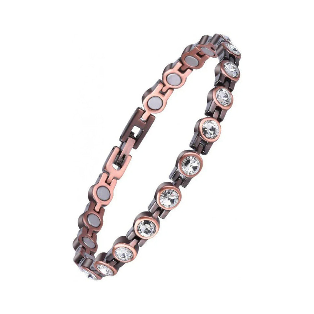 🔥Final 3 Hours: 80% OFF - ODEIUN® Copper Bracelets for Women. Pure Copper Magnetic Bracelet with 3800 Gauss Effective Magnets