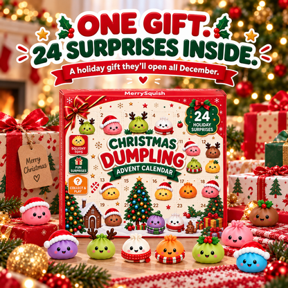 Christmas Dumpling Squishy Advent Calendar