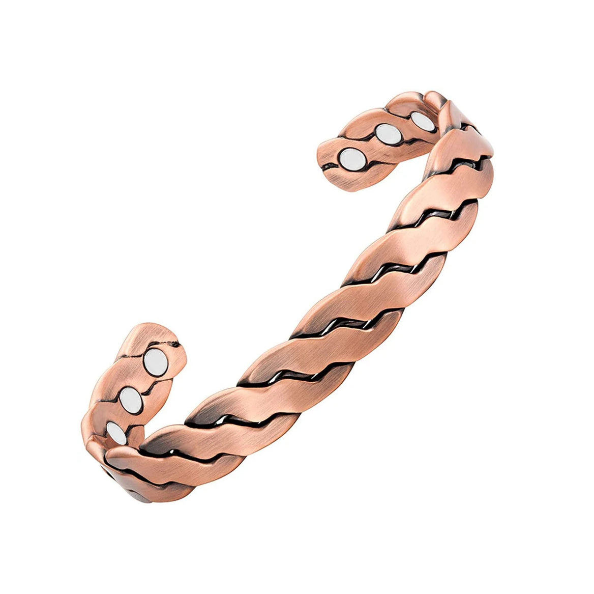🔥Final 3 Hours: 80% OFF - ODEIUN® Copper Bracelets for Women. Pure Copper Magnetic Bracelet with 3800 Gauss Effective Magnets