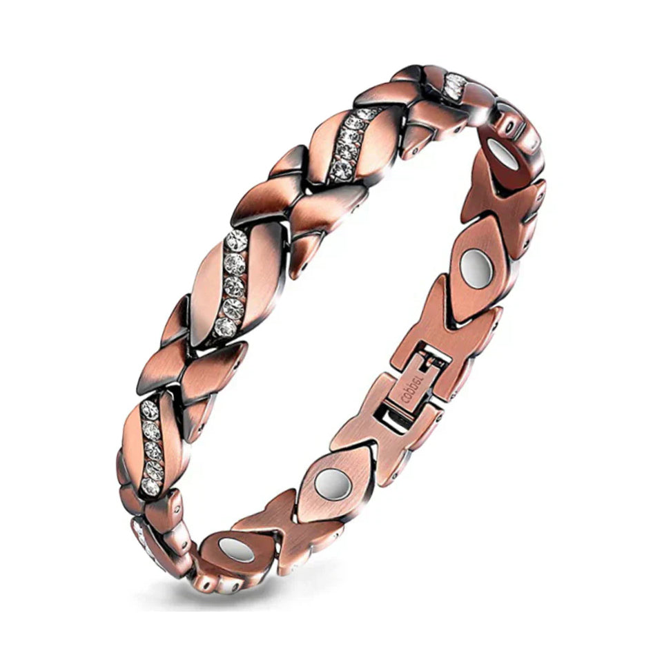 🔥Final 3 Hours: 80% OFF - ODEIUN® Copper Bracelets for Women. Pure Copper Magnetic Bracelet with 3800 Gauss Effective Magnets