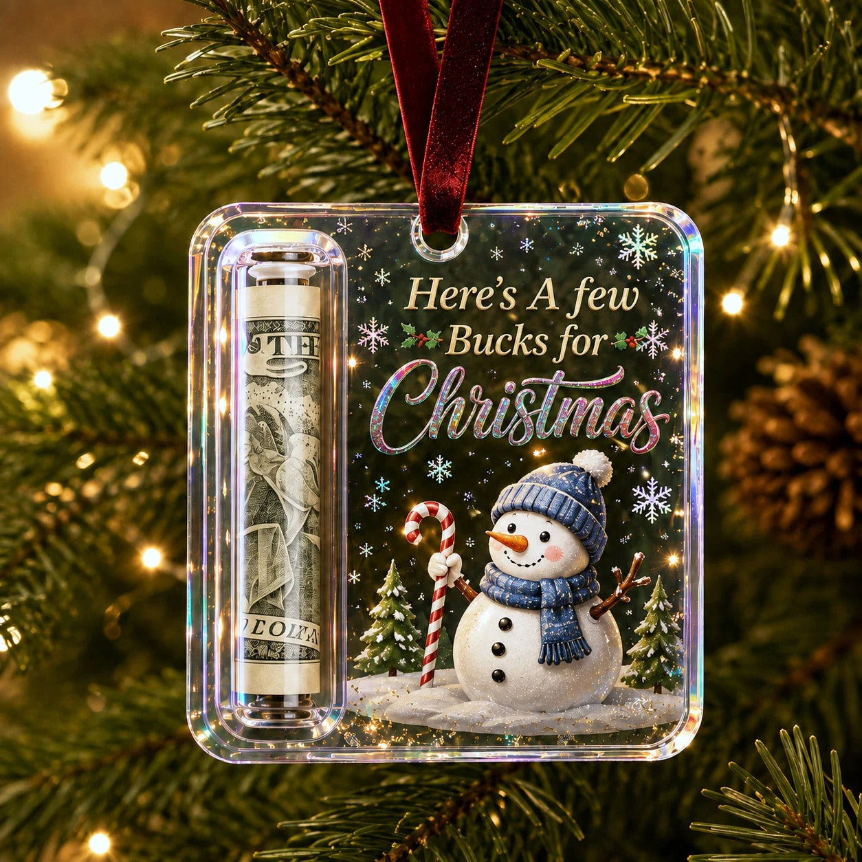 Christmas Cash Gift Ornament – Make Money Feel Like a Real Gift 🎄💵
