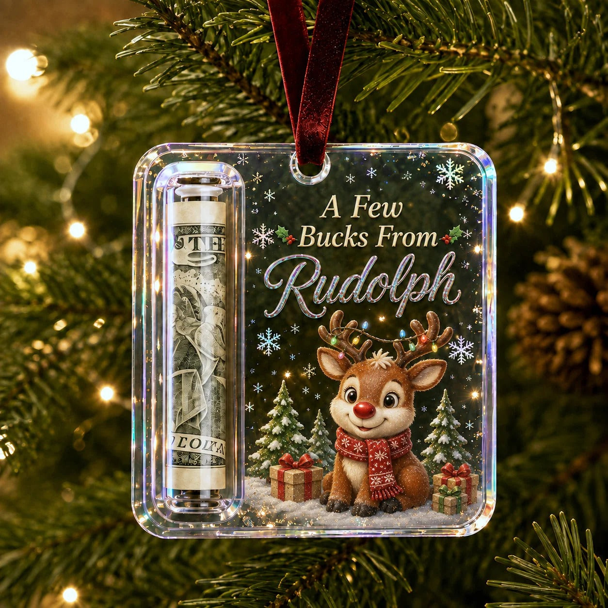 Christmas Cash Gift Ornament – Make Money Feel Like a Real Gift 🎄💵