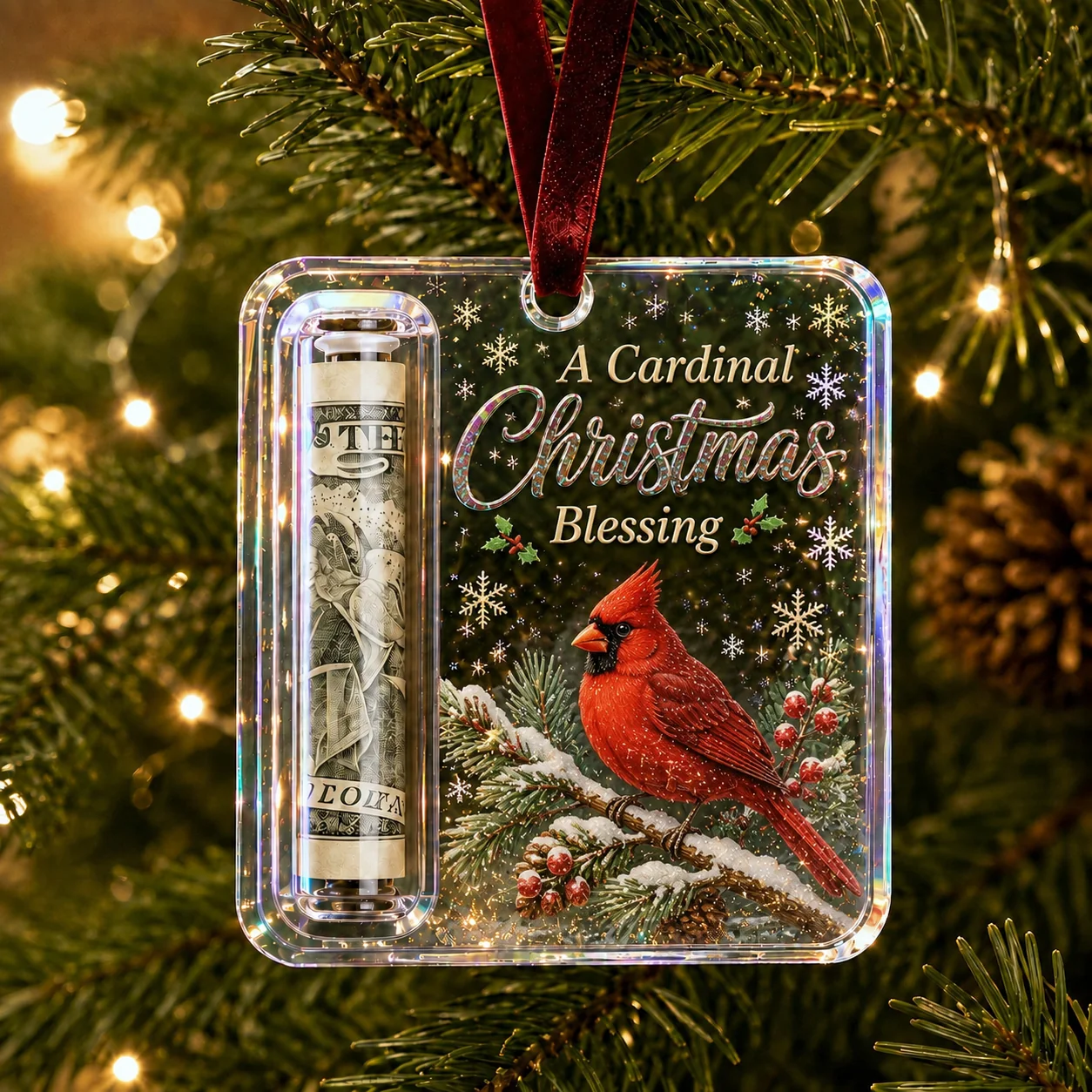 Christmas Cash Gift Ornament – Make Money Feel Like a Real Gift 🎄💵