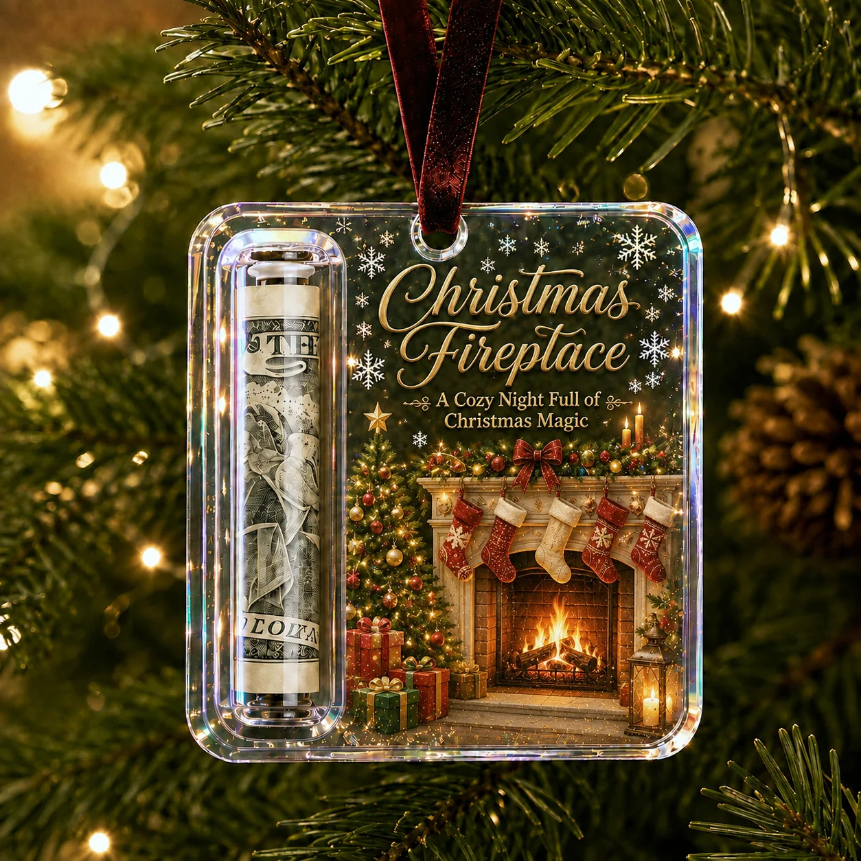 Christmas Cash Gift Ornament – Make Money Feel Like a Real Gift 🎄💵