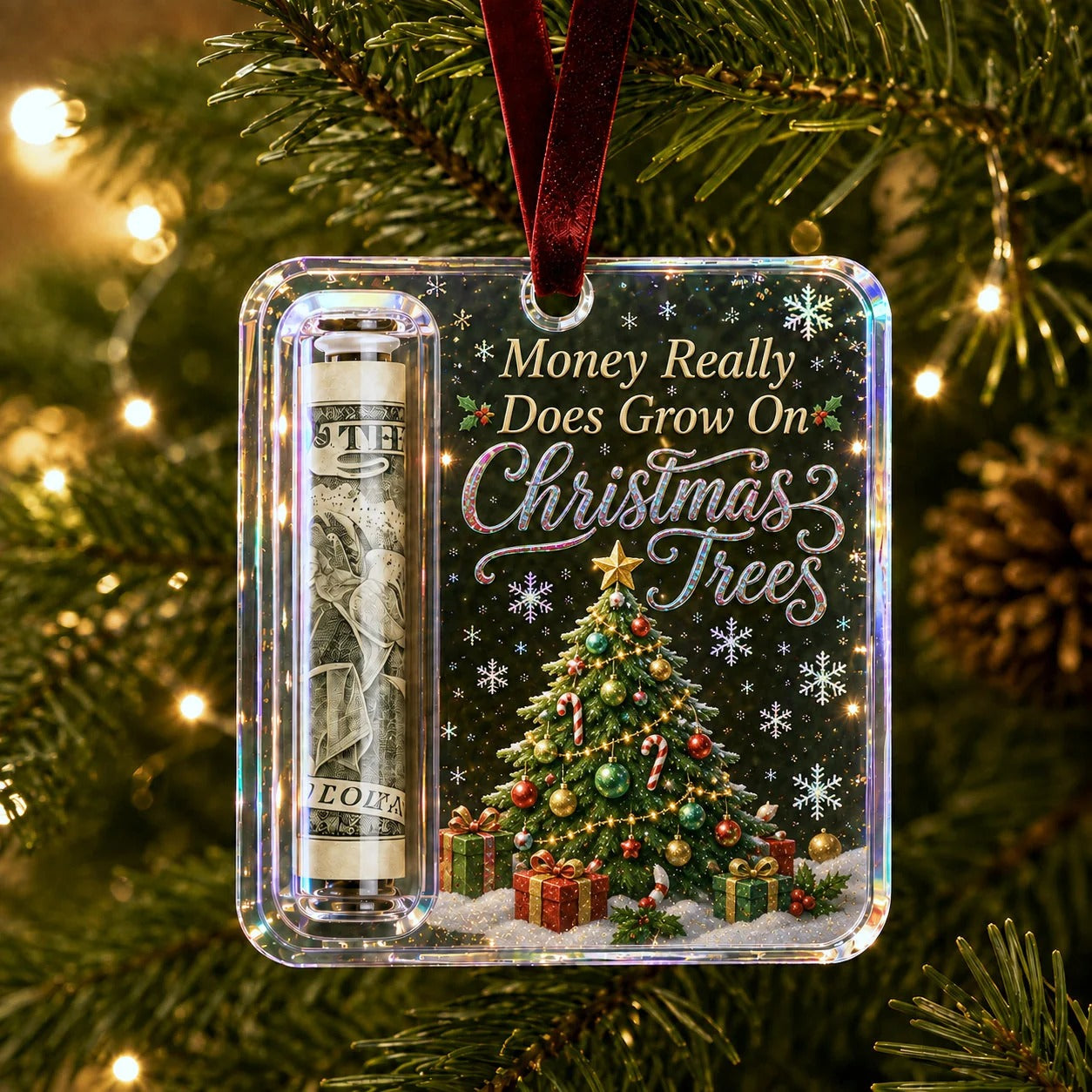 Christmas Cash Gift Ornament – Make Money Feel Like a Real Gift 🎄💵