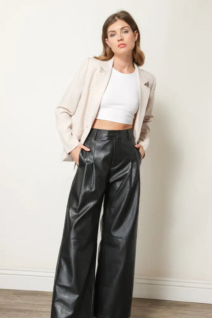 LEATHER PANTS Pants