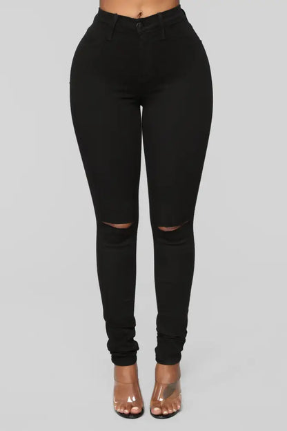 Narrow waist skinny jeans - Black Jeans
