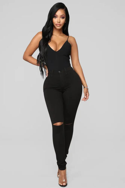 Narrow waist skinny jeans - Black Jeans