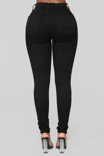 Narrow waist skinny jeans - Black Jeans