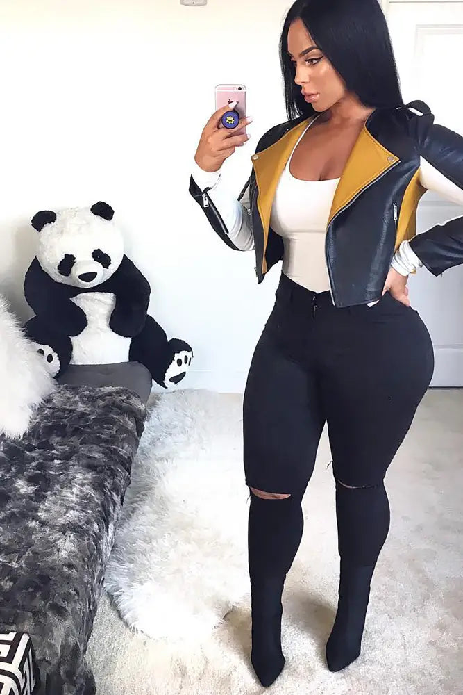 Narrow waist skinny jeans - Black Jeans