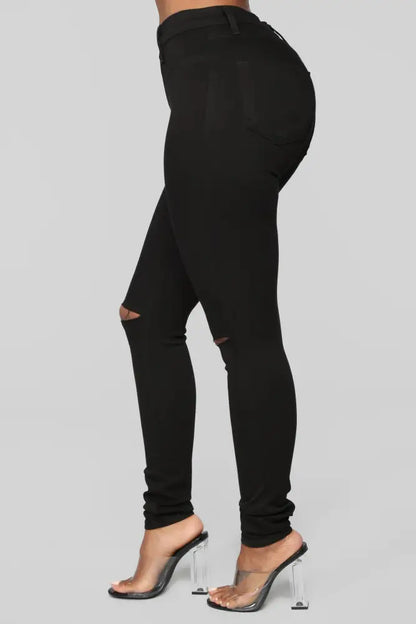 Narrow waist skinny jeans - Black Jeans