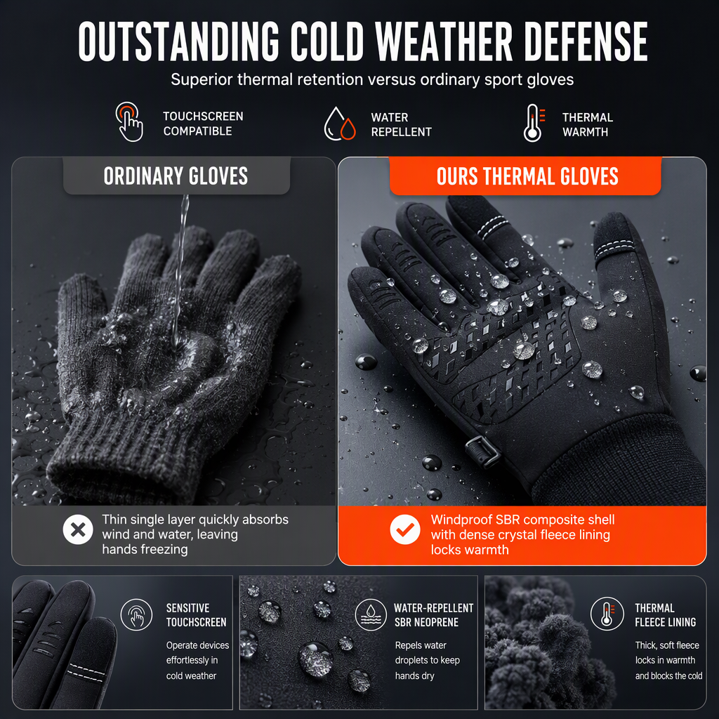 ❄️ LIMITED-TIME WINTER SALE | SAVE UP TO 50% TODAY-Thermal Gloves