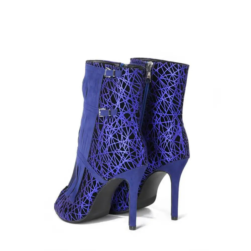 Womens Tassel Zipper Fashion High Heels 01-02High-heeled sandals